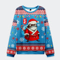 Tokyo-Tiger Frog Brings Gifts Christmas Ugly Sweatshirt