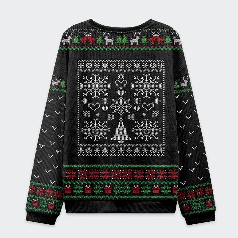 Tokyo-Tiger  The Cat Is Watching Today  Christmas Ugly Sweatshirt