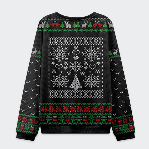 Tokyo-Tiger  The Cat Is Watching Today  Christmas Ugly Sweatshirt