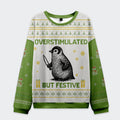Tokyo-Tiger Penguin: Overstimulated but Festive Christmas Ugly Sweatshirt