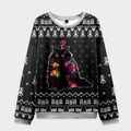 Tokyo-Tiger Funny Christmas Lights Cat Christmas Ugly Sweatshirt