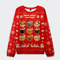 Tokyo-Tiger Meow Meow Christmas Ugly Sweatshirt