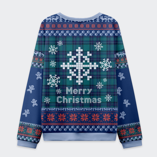 Tokyo-Tiger Candy Cane Raccoon Samurai Ugly Sweatshirt