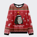 Tokyo-Tiger Funny Frog Lights-Everything Is Fine Christmas Ugly Sweatshirt
