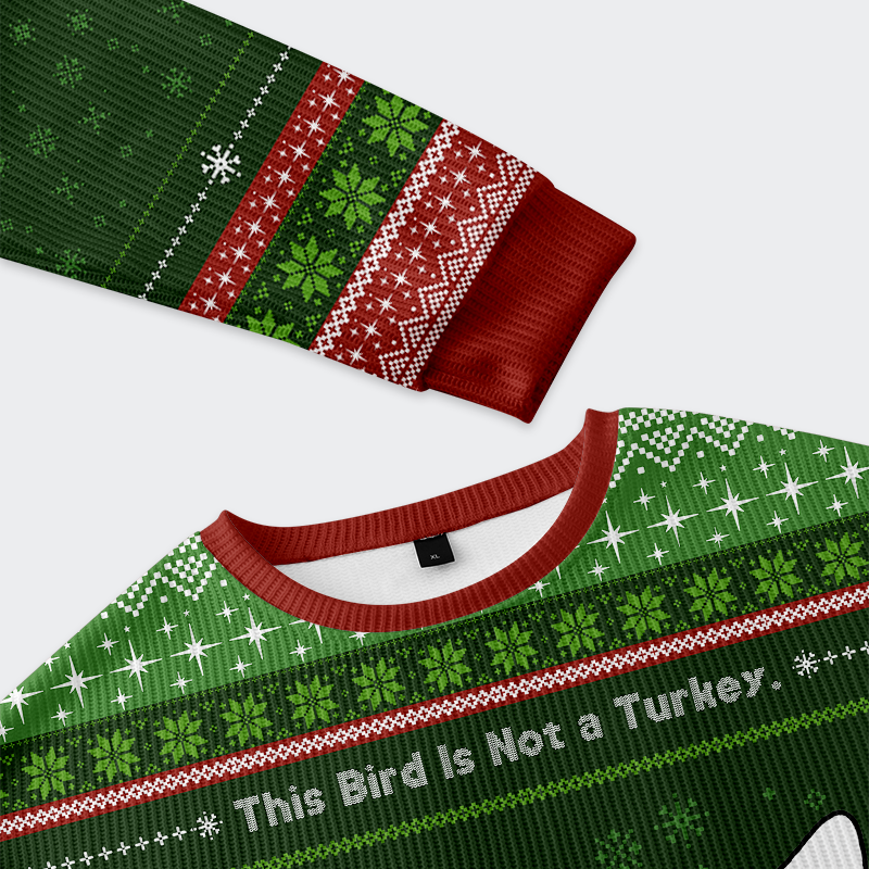 Tokyo-Tiger Wreaking Goose Havoc Christmas Ugly Sweatshirt