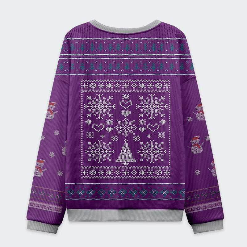 Tokyo-Tiger Funny Penguin: Overstimulated but Festive Christmas Ugly Sweatshirt