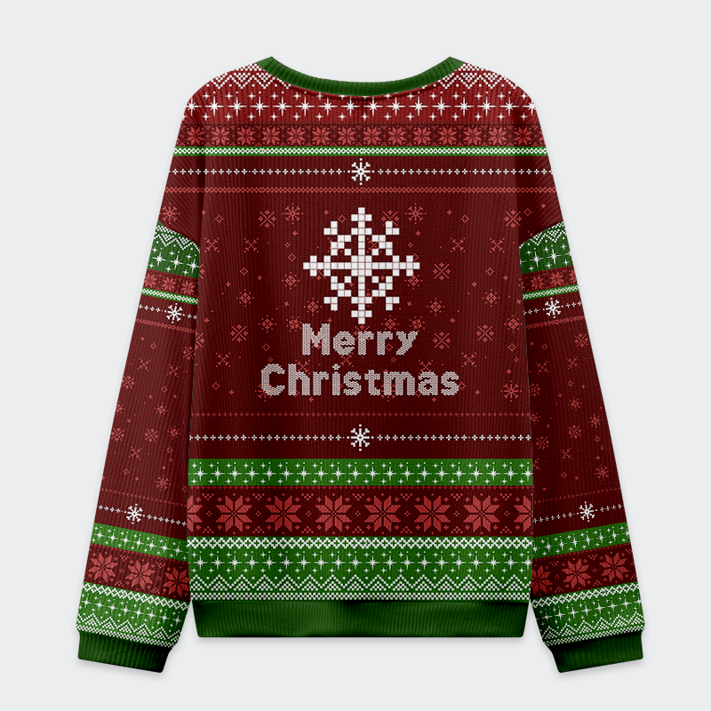 Tokyo-Tiger Havoc-Wreaking Goose Christmas Ugly Sweatshirt