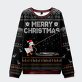 Tokyo-Tiger Goose Pulling Out Its Wool Christmas Ugly Sweatshirt