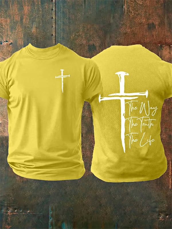 Men's The Way The Truth The Life Print T-Shirt