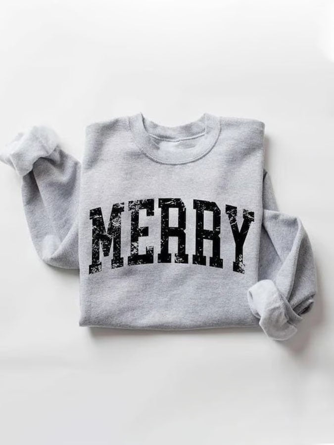 Women'S Merry Christmas Sweatshirt