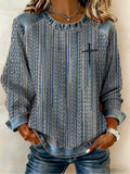 Women's Classic Cross Casual Sweatshirt