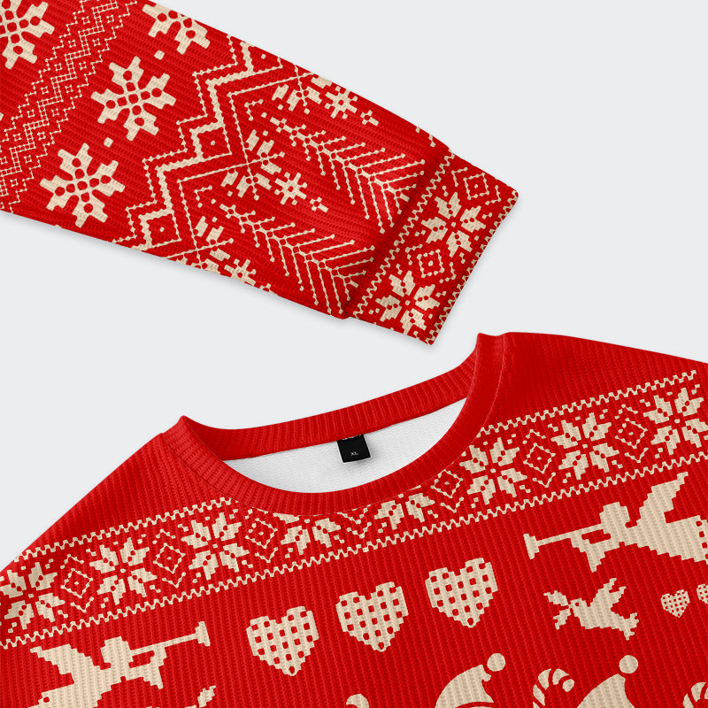 Tokyo-Tiger Happy cute guy Christmas Ugly Sweatshirt