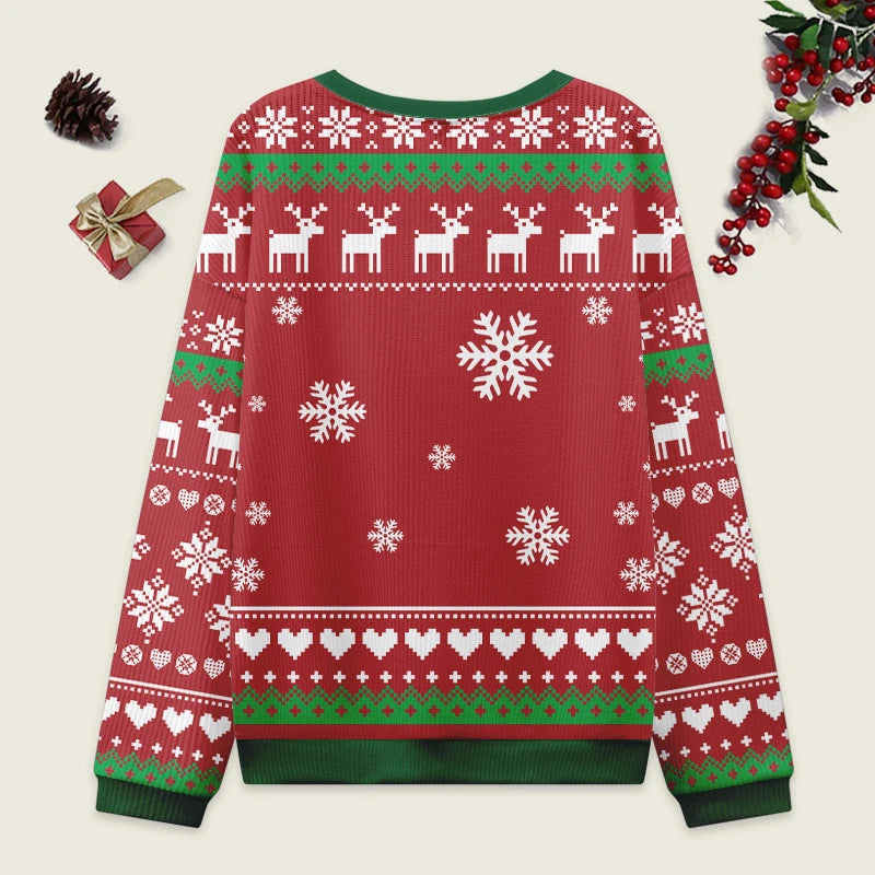 Tokyo-Tiger Rice Ball Japanese Red Christmas Ugly Sweatshirt