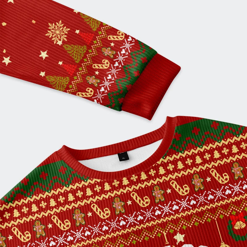 Tokyo-Tiger Twas The Cookies Frog Christmas Ugly Sweatshirt