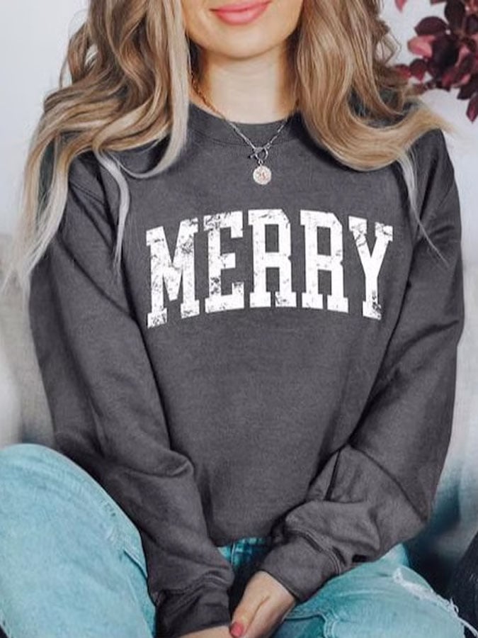 Women'S Merry Christmas Sweatshirt