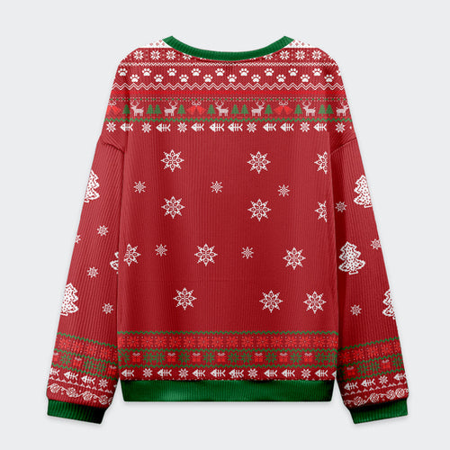 Tokyo-Tiger  Funny Cat:  What Christmas Get To Work Christmas Ugly Sweatshirt