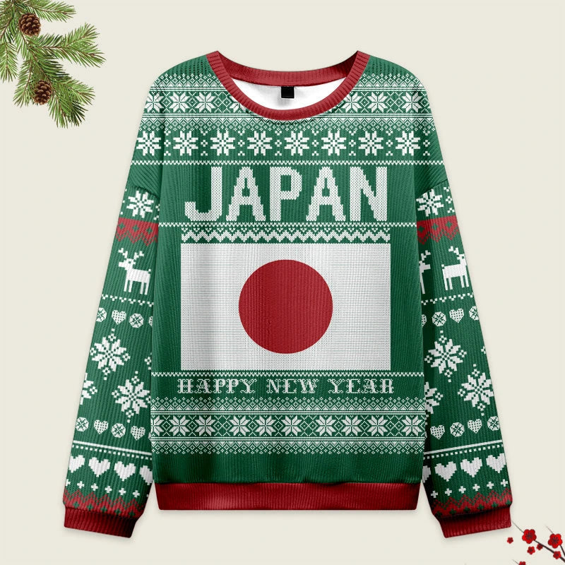 Tokyo-Tiger Japan Christmas Ugly Sweatshirt