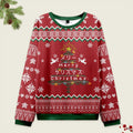 Tokyo-Tiger Christmas Tree Japanese Red Christmas Ugly Sweatshirt