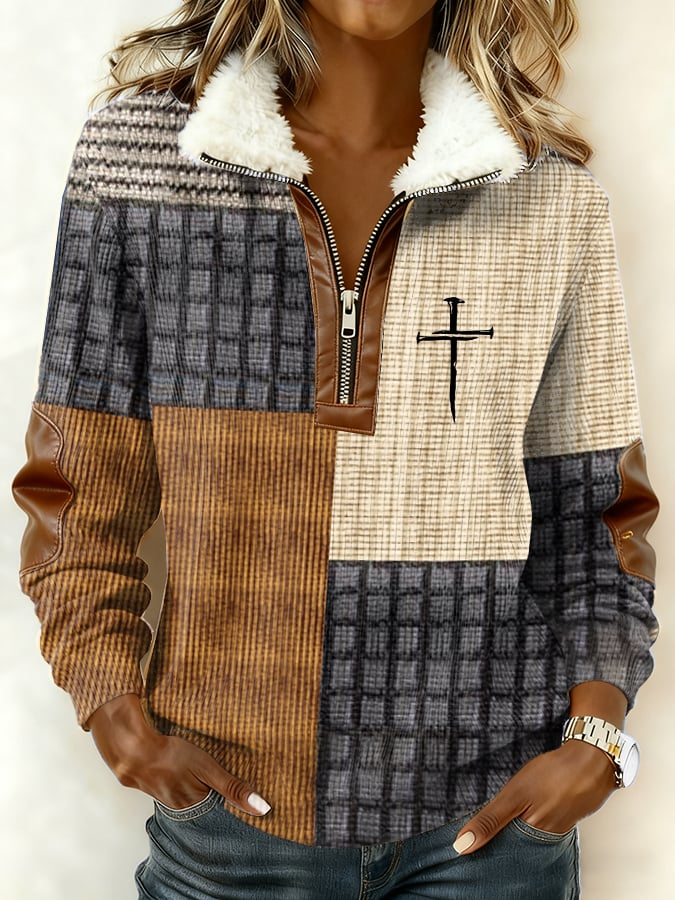 Women's Classic Cross Casual Sweatshirt