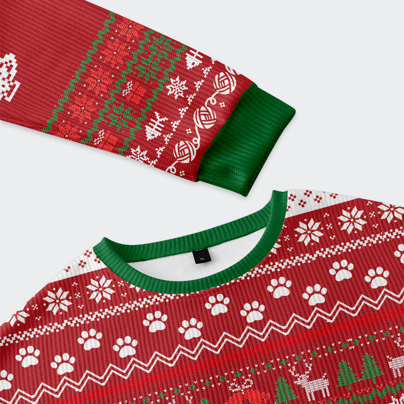 Tokyo-Tiger Catbee Funny Christmas Ugly Sweatshirt