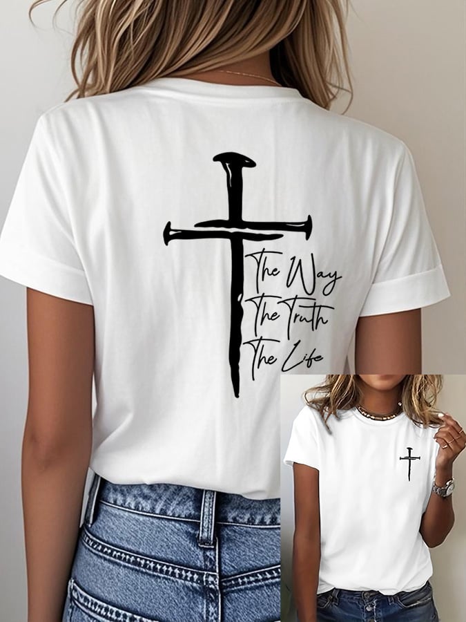 Women's The Way The Truth The Life Print T-Shirt
