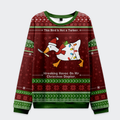 Tokyo-Tiger Havoc-Wreaking Goose Christmas Ugly Sweatshirt