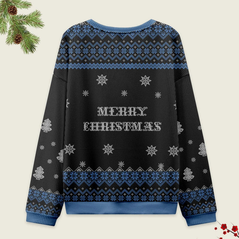 Tokyo-Tiger The Great Wave Japanese Christmas Ugly Sweatshirt
