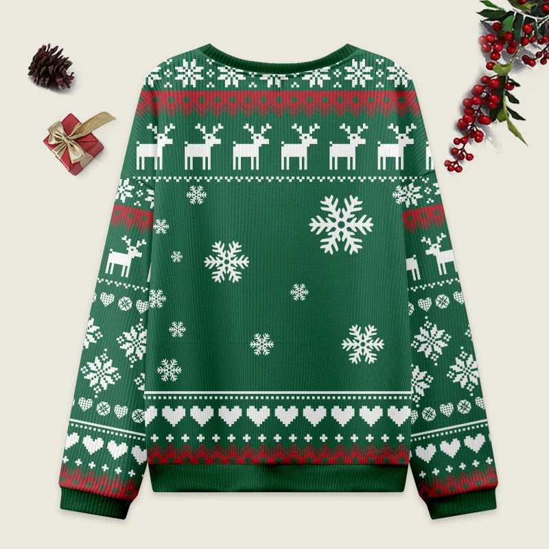 Tokyo-Tiger Rice Ball Japanese Green Christmas Ugly Sweatshirt
