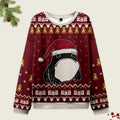 Tokyo-Tiger Frog Wearing Santa Hat Red Christmas Ugly Sweatshirt