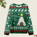 Tokyo-Tiger Rice Ball Japanese Green Christmas Ugly Sweatshirt